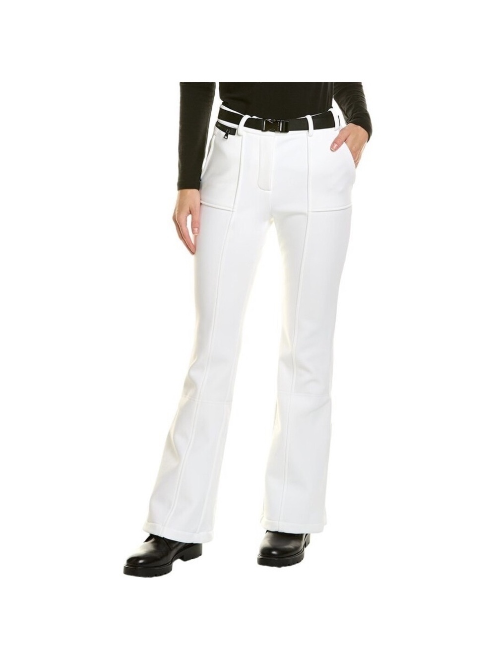 Erin Snow Zola Bootcut Pants in White, Size 6 New w/Tag Retail $628
